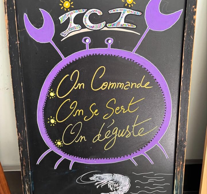 Chez nous, au Bistrot : 1️⃣ Vous commandez, 2️⃣ On…