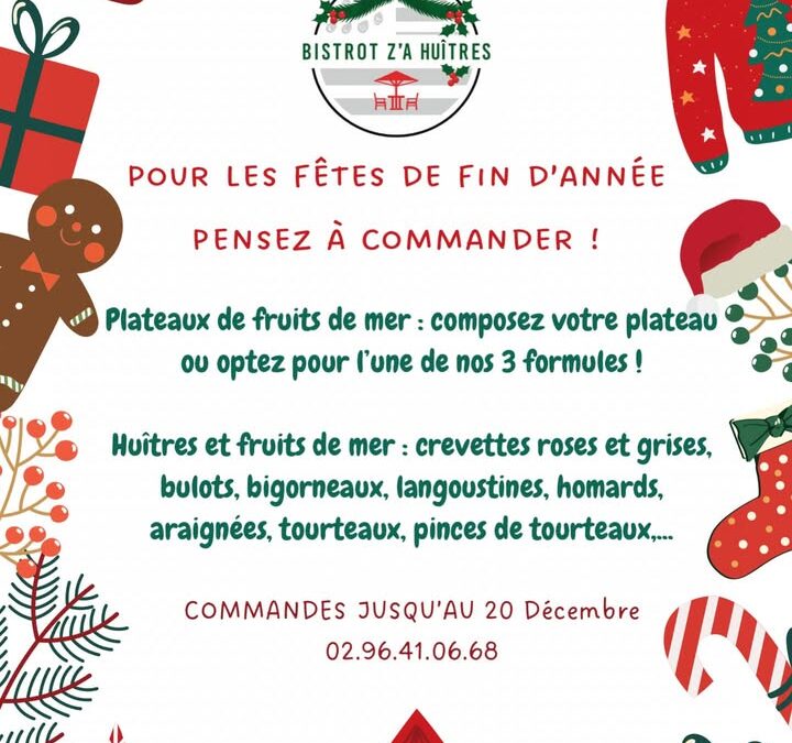 đ Pour rappel, nous prenons les commandes pour les plateaux…